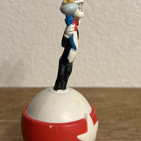 Dr. Seuss Cat In The Hat Burger King Kid's Meal Toy Cat in the Hat on Ball - Picture 2 of 9